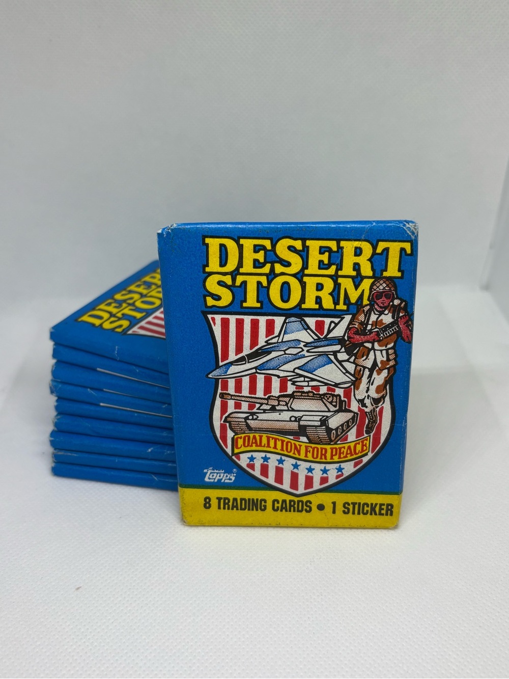 (10-Pack) Topps® Desert Storm Trading Cards & Stickers, Original Factory Sealed